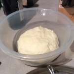 Dough after it was kneaded