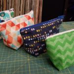 4 wedge zipper bags